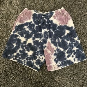 Men’s Vans Tie Dye Loose Fit Fleece Shorts